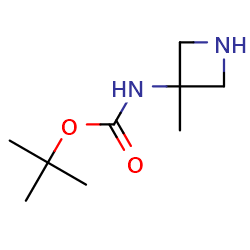 tert-butylN-(3-methylazetidin-3-yl)carbamate图片
