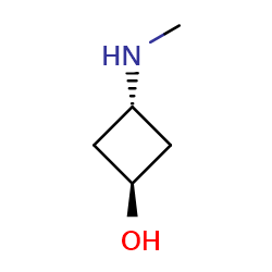 trans-3-(methylamino)cyclobutan-1-ol图片