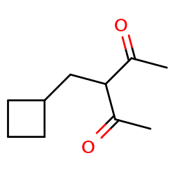 3-(cyclobutylmethyl)pentane-2,4-dione图片