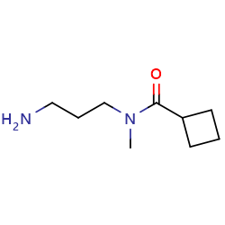 N-(3-aminopropyl)-N-methylcyclobutanecarboxamide图片