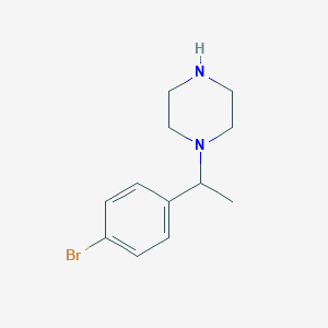1-[1-(4-Bromophenyl)ethyl]piperazine图片