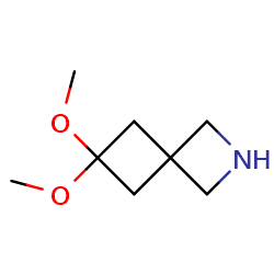 6,6-dimethoxy-2-azaspiro[3,3]heptane图片