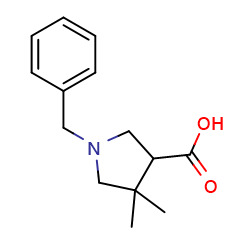 1-benzyl-4,4-dimethylpyrrolidine-3-carboxylicacid图片