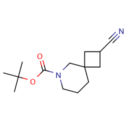 tert-butyl2-cyano-6-azaspiro[3,5]nonane-6-carboxylateͼƬ