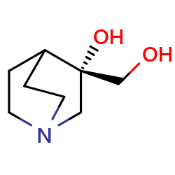 (3S)-3-(hydroxymethyl)-1-azabicyclo[2,2,2]octan-3-ol图片