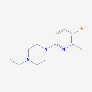 1-(5-Bromo-6-methylpyridin-2-yl)-4-ethylpiperazine图片