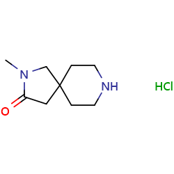 2-Methyl-2,8-diazaspiro[4,5]decan-3-onehydrochloride图片