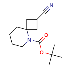 tert-butyl2-cyano-5-azaspiro[3,5]nonane-5-carboxylate图片
