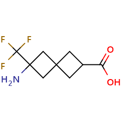 6-amino-6-(trifluoromethyl)spiro[3,3]heptane-2-carboxylicacid图片