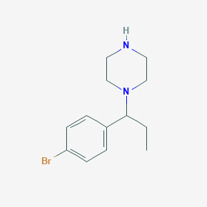 1-[1-(4-Bromophenyl)propyl]piperazine图片