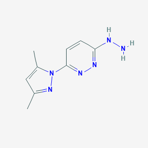 3-(3,5-dimethyl-1H-pyrazol-1-yl)-6-hydrazinylpyridazine图片