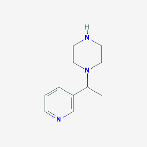 1-[1-(pyridin-3-yl)ethyl]piperazine图片