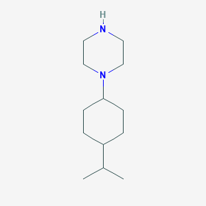 1-[4-(propan-2-yl)cyclohexyl]piperazine图片