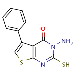 3-amino-5-phenyl-2-sulfanyl-3H,4H-thieno[2,3-d]pyrimidin-4-one图片