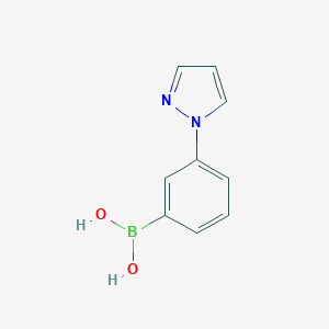 (3-(1H-pyrazol-1-yl)phenyl)boronicacid图片