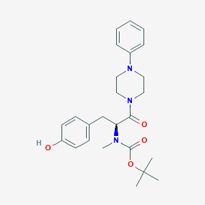 1-[(S)-N-tert-Boc-N-methyltyrosyl]-4-phenylpiperazine图片