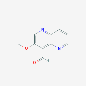 3-Methoxy-1,5-naphthyridine-4-carbaldehyde图片