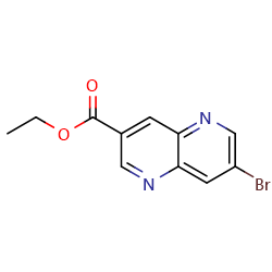 ethyl7-bromo-1,5-naphthyridine-3-carboxylate图片