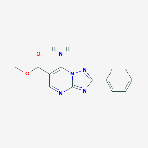 Methyl 7-amino-2-phenyl[1,2,4]triazolo-[1,5-a]pyrimidine-6-carboxylate图片