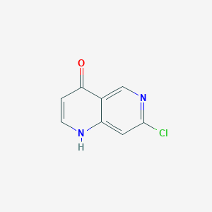 7-chloro-1H-1,6-naphthyridin-4-one图片
