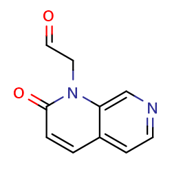 2-(2-oxo-1,2-dihydro-1,7-naphthyridin-1-yl)acetaldehyde图片
