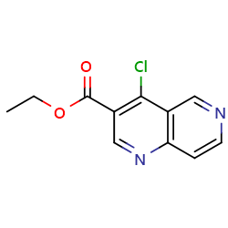ethyl4-chloro-1,6-naphthyridine-3-carboxylate图片