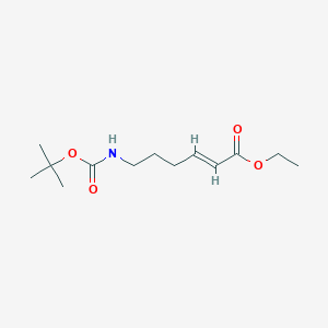 (2E)-6-[[(1,1-Dimethylethoxy)carbonyl]amino]-2-hexenoic Acid Ethyl Ester图片