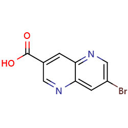7-bromo-1,5-naphthyridine-3-carboxylicacid图片