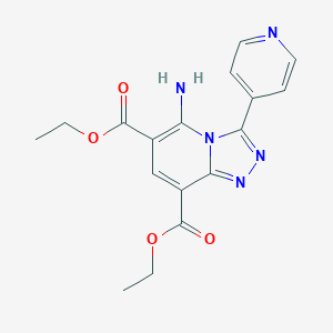 diethyl 5-amino-3-(4-pyridinyl)[1,2,4]triazolo[4,3-a]pyridine-6,8-dicarboxylate图片