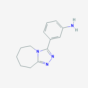 3-{5H,6H,7H,8H,9H-[1,2,4]Triazolo[4,3-a]azepin-3-yl}aniline图片