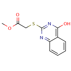 methyl2-[(4-hydroxyquinazolin-2-yl)sulfanyl]acetate图片