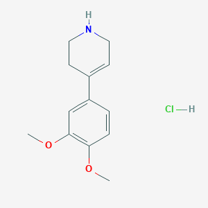 4-(3,4-dimethoxyphenyl)-1,2,3,6-tetrahydropyridine hydrochloride图片