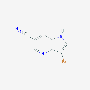 3-bromo-1H-pyrrolo[3,2-b]pyridine-6-carbonitrile图片