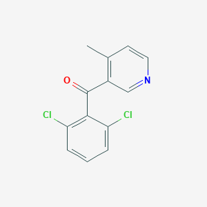 3-(2,6-Dichlorobenzoyl)-4-methylpyridine图片