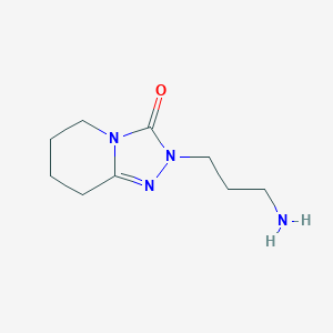 2-(3-Aminopropyl)-2H,3H,5H,6H,7H,8H-[1,2,4]triazolo[4,3-a]pyridin-3-one图片