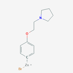 (4-(2-(pyrrolidin-1-yl)ethoxy)phenyl)zinc bromide,0,25 M in THF图片