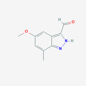 7-Methyl-5-methoxy-3-formyl(1H)indazole图片