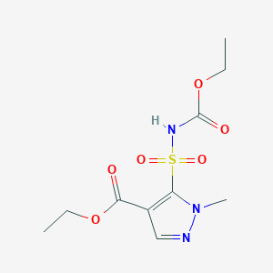 N-(Ethoxycarbonyl)-4-ethoxycarbonyl-1-methylpyrazole-5-sulfonamide图片