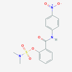 N,N-Dimethyl{2-[(4-nitroanilino)carbonyl]phenyl}sulfamate图片