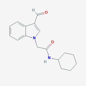 N-Cyclohexyl-2-(3-formyl-indol-1-yl)-acetamide图片