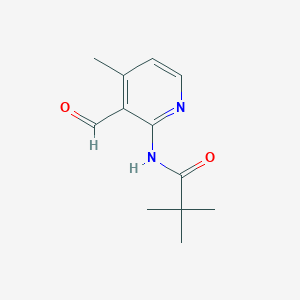 N-(3-formyl-4-methylpyridin-2-yl)-2,2-dimethylpropanamide图片