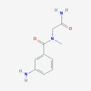 2-[1-(3-Aminophenyl)-N-methylformamido]acetamide图片