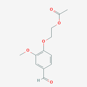 2-(4-formyl-2-methoxyphenoxy)ethyl acetate图片