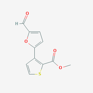 Methyl 3-(5-Formyl-2-furyl)thiophene-2-carboxylate图片
