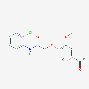 N-(2-chlorophenyl)-2-(2-ethoxy-4-formylphenoxy)acetamide图片