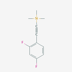 (2,4-Difluorophenylethynyl)trimethylsilane图片