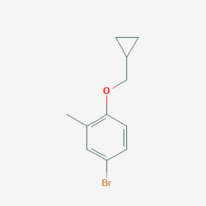 4-Bromo-1-(cyclopropylmethoxy)-2-methylbenzene图片