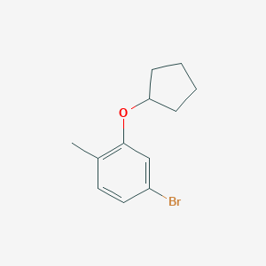 4-Bromo-2-(cyclopentyloxy)-1-methylbenzene图片