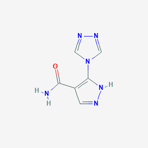 3-(4H-1,2,4-Triazol-4-yl)-1H-pyrazole-4-carboxamide图片