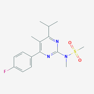 N-[4-(4-Fluorophenyl)-5-methyl-6-(1-methylethyl)-2-pyrimidinyl]-N-methylmethanesulfonamide图片